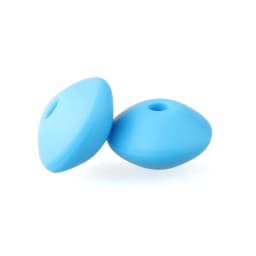 50/100pcs Silicone Lentil Beads 12mm Abacus Loose Focal Beads DIY Necklace Bracelet Keychain Accessories For Jewelry Making