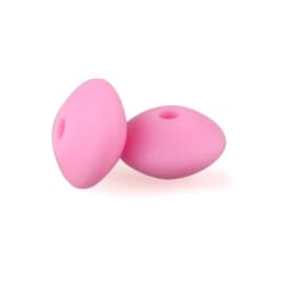 50/100pcs Silicone Lentil Beads 12mm Abacus Loose Focal Beads DIY Necklace Bracelet Keychain Accessories For Jewelry Making