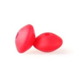 50/100pcs Silicone Lentil Beads 12mm Abacus Loose Focal Beads DIY Necklace Bracelet Keychain Accessories For Jewelry Making