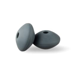50/100pcs Silicone Lentil Beads 12mm Abacus Loose Focal Beads DIY Necklace Bracelet Keychain Accessories For Jewelry Making