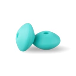 50/100pcs Silicone Lentil Beads 12mm Abacus Loose Focal Beads DIY Necklace Bracelet Keychain Accessories For Jewelry Making