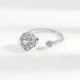 Sunflower Rotating Anxiety Ring For Women Spinner Fidgets Adjustable Open Rings Cute Animal Butterfly Turtle Bague Anti Stress