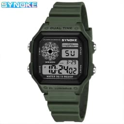 SYNOKE Military Digital Watches Men Sports Luminous Chronograph Waterproof Male Electronic Wrist Watches Relogio Masculino
