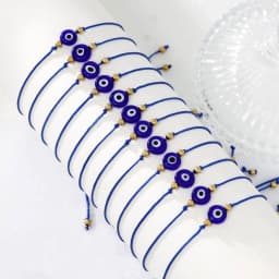 12 Pieces of Simple and Exquisite Jewelry, a Set of Exorcism and Transportation Woven Bracelets, a Unisex Rope Chain (Card Style