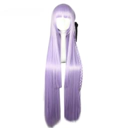 Dangan Ronpa Kyouko Kirigiri Purple Cosplay Wig Long Straight Synthetic Hair Wigs