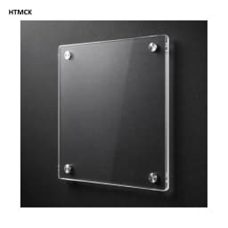 HTMCK Magnetic Transparent Acrylic Week Plan Message Board Scratchable Magnetic Refrigerator Sticker