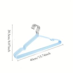 10/20/30//50pcs-Metal Seamless Anti Slip Clothes Hanger Is Durable and Sturdy Saving Home Space