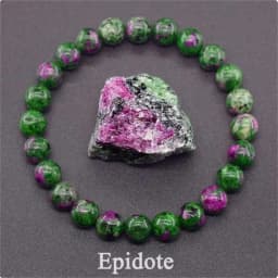 Charm Geniune Natural Epidote Zoisite Stone Bead Bracelet Homme Bracelet Made of Natural Stone Fashion Gifts Jewelry for Women