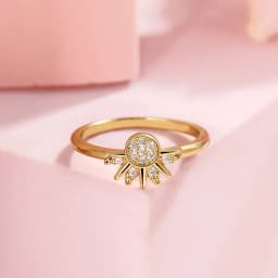 YILUOCD 925 Sterling Silver Sun and Moon Ring Set for Women Sparkling Cubic Zirconia Stackable Rings Promise Couple Fine Jewelry