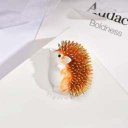 creative enamel hedgehog brooch fashion clothing accessories brooches