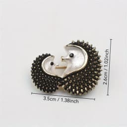 creative enamel hedgehog brooch fashion clothing accessories brooches