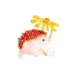 creative enamel hedgehog brooch fashion clothing accessories brooches