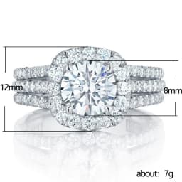 Trendy Women Cubic Zirconia Rings Luxury Engagement Wedding Band Fashion Party Finger Jewelry For Daily Evening Wear