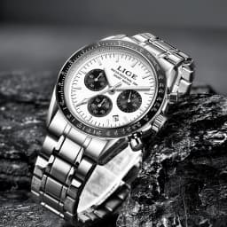 Reloj Hombre LIGE Luxury Business Men Watches Stainless Steel Quartz WristWatch Male Calendar Luminous Clock Relogio Masculino