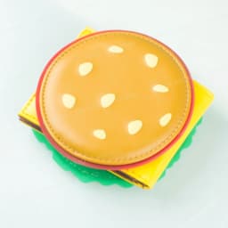 Burger shaped cute women's wallet, designer men's ID card holder