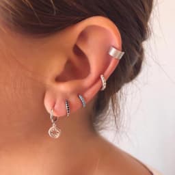 925 Sterling Silver Needle Exquisite Turquoise Silver Earrings for Women Blue Crystal Geometry Pendant Earrings Luxury Jewelry