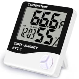 LCD Digital Thermometer Eyelash Extension Temperature Humidity Timer Hygrometer Weather Station Clock Lash Grafting Beauty Salon