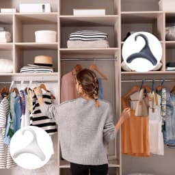 10pcs Tie and Scarf Hangers, Single-Hook Hat Racks, Multi-Functional Belt Hooks/Hangers, and Arched Bag Hooks.
