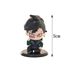 15 pcs/Set Q Version Demon Slayer Sitting Ghost Doll Tanjiro Nidouzi Inosuke Zenizu Figure Action Figure Movie Model Toys Doll