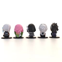 15 pcs/Set Q Version Demon Slayer Sitting Ghost Doll Tanjiro Nidouzi Inosuke Zenizu Figure Action Figure Movie Model Toys Doll