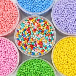2/3/4mm High-Quality Wear-Resistant Uniform Solid Color Glass Rice Beads - Handmade DIY Jewelry Making (Bracelets/Necklaces)