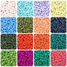 2/3/4mm High-Quality Wear-Resistant Uniform Solid Color Glass Rice Beads - Handmade DIY Jewelry Making (Bracelets/Necklaces)