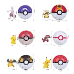 Pokeball Pokemon Figurine Elf Ball Anime Figure Cartoons Pikachu Charizard Pocket Monster Pet Anime Action Model Toy Gifts