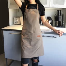 Custom Company Shop LOGO Kitchen Aprons For Woman Men Chef Work Grill Restaurant Bar Shop Cafes Beauty Nails Studios Uniform