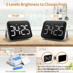 Countdown Magnetic Kitchen Timer For Cooking with Count Up Large Display Magnetic Kitchen Timer for Cooking Classroom Office