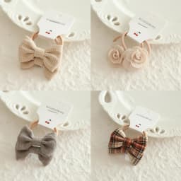 Children's Headwear Hair Accessories for girls, Elastic Hair Bow for baby, Cute Hair ties, Lovely Hair Rope