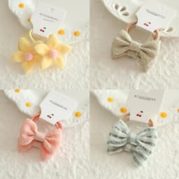 Children's Headwear Hair Accessories for girls, Elastic Hair Bow for baby, Cute Hair ties, Lovely Hair Rope