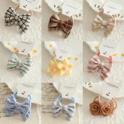 Children's Headwear Hair Accessories for girls, Elastic Hair Bow for baby, Cute Hair ties, Lovely Hair Rope