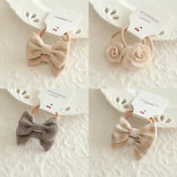 Children's Headwear Hair Accessories for girls, Elastic Hair Bow for baby, Cute Hair ties, Lovely Hair Rope