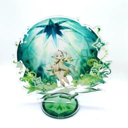 Anime Figure Genshin Impact Furina Arlecchino Xiao Yae Miko Yelan Acrylic Stand Model Plate Desk Decor Standing Sign Fans Gift