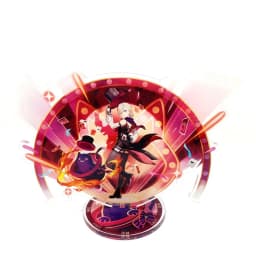 Anime Figure Genshin Impact Furina Arlecchino Xiao Yae Miko Yelan Acrylic Stand Model Plate Desk Decor Standing Sign Fans Gift