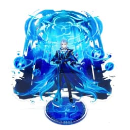 Anime Figure Genshin Impact Furina Arlecchino Xiao Yae Miko Yelan Acrylic Stand Model Plate Desk Decor Standing Sign Fans Gift