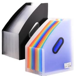 1pc Vertical Portable Folder, Expandable Organ Bag, Multi-layer Student Specific Paper Organizer, Office Files Available