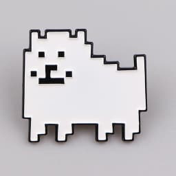Pixel Dog Enamel Pins Creative Animal Brooches Lapel Badges Cartoon Jewelry Clothing Accessories Gift for Kids Friends