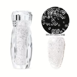 Sparkling Caviar Bead Rhinestones Set - 3D Nail Art Crystal Accessories - DIY Fairy-Tale Manicure Design for Special Occasions