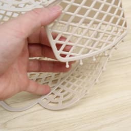 Detachable Shower Basket Plastic Bath Basket Bathroom Hollow Wash Storage Basket Shopping Basket Home Storage Organization