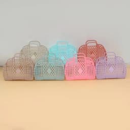 Detachable Shower Basket Plastic Bath Basket Bathroom Hollow Wash Storage Basket Shopping Basket Home Storage Organization