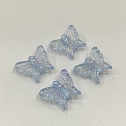50pcs/Lot 13x16mm Ab Colorful Butterfly Acrylic Beads For Needlework Jewelry Making Diy Bracelet Necklace Keychain Accessoires