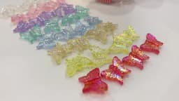 50pcs/Lot 13x16mm Ab Colorful Butterfly Acrylic Beads For Needlework Jewelry Making Diy Bracelet Necklace Keychain Accessoires