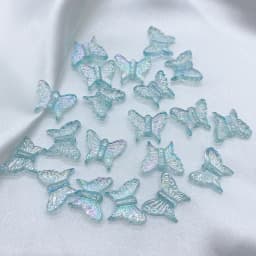 50pcs/Lot 13x16mm Ab Colorful Butterfly Acrylic Beads For Needlework Jewelry Making Diy Bracelet Necklace Keychain Accessoires