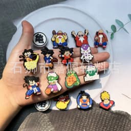 41pcs/set Dragon Ball Shoe Charms Shoe Flower Cute Cartoon Funny Shoe Accessories Fit shoes Clog Decorations Buckle Unisex Gifts