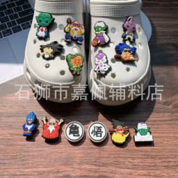 41pcs/set Dragon Ball Shoe Charms Shoe Flower Cute Cartoon Funny Shoe Accessories Fit shoes Clog Decorations Buckle Unisex Gifts