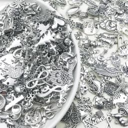Randomly Mix 20/30/50pcs Metal Alloy Charms Pendants Beads For DIY Handmade Bracelets, Neacklaces, Earrings, DIY Jewelry Making