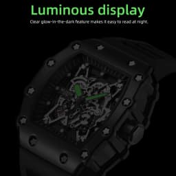 Foreign Trade Watch Large Dial For Men Quartz Waterproof Sport Square Luminous Watch For Men