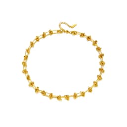 316L Stainless Steel Gold Silver Color Twist Knot Necklace Bracelets For Womens Girl New Fashion Non-fading Jewelry Set