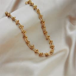 316L Stainless Steel Gold Silver Color Twist Knot Necklace Bracelets For Womens Girl New Fashion Non-fading Jewelry Set